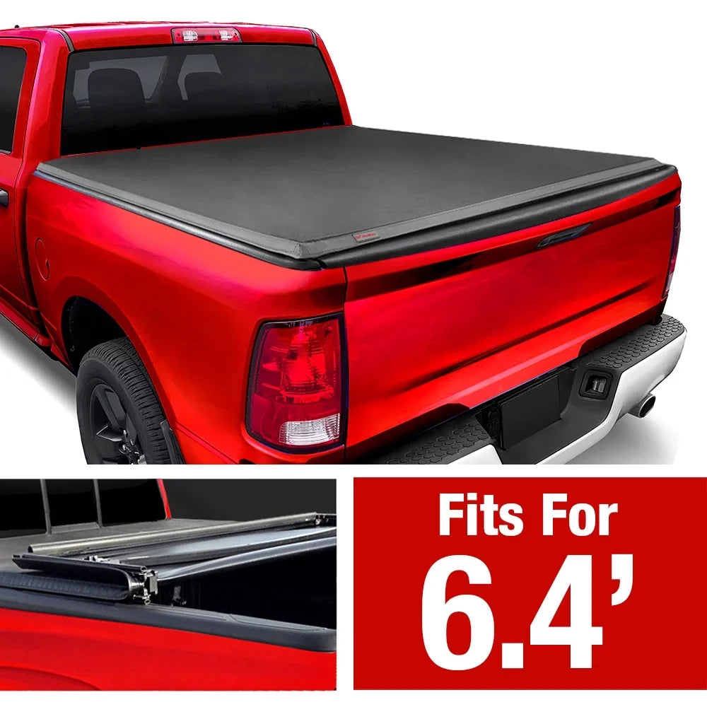 (76") 2019-2024 TCD484045 Bed Quad-fold Soft Truck (NOT | MaxMate 19-23 Compatible Cover FIT Classic) 6'4" 1500 Ram Tonneau New with Bed Body |