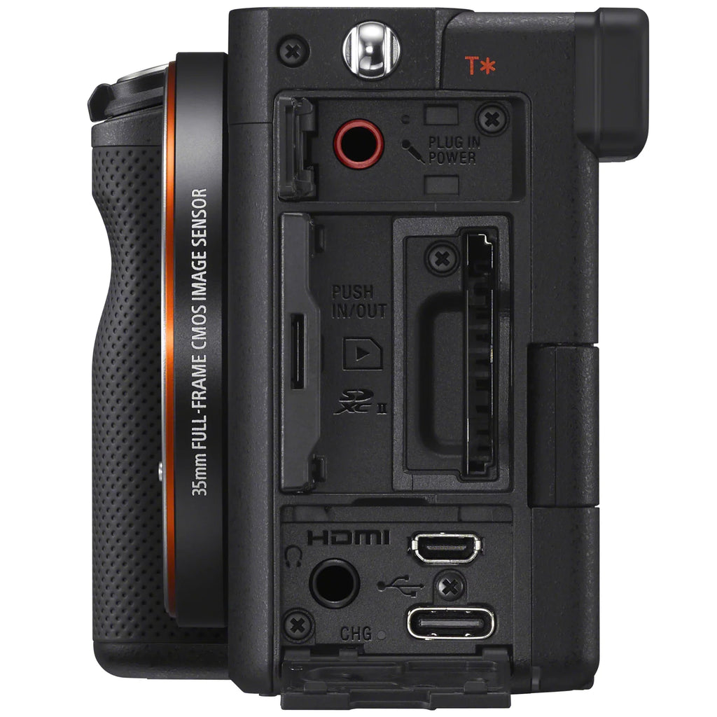 Interchangeable Shooting Battery Frame + ACCVC1 + Vlogger Accessories Remote Gear Bundle & Grip ILCE7C/B Full a7C Sony Bag Body Lens with 2 Camera Wireless GP-VPT2BT Only w. Mirrorless Deco Kit Black