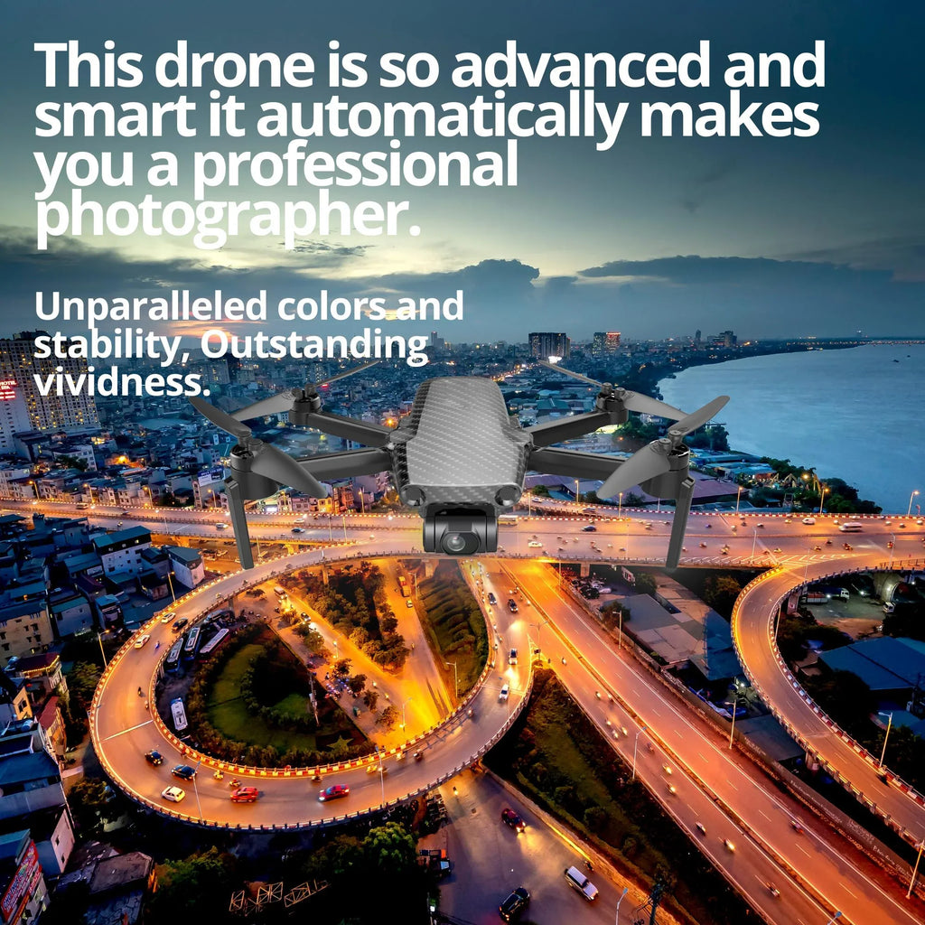 Bigly 10km Me, Voyager 4K Drone, Baller 249 Gimbal, Ultra Follow Big Brothers The AI-Powered Stable 135mins Grams, Flight Time Camera, HD Range, Combo! 30fps 3-Axis Zino Ultra