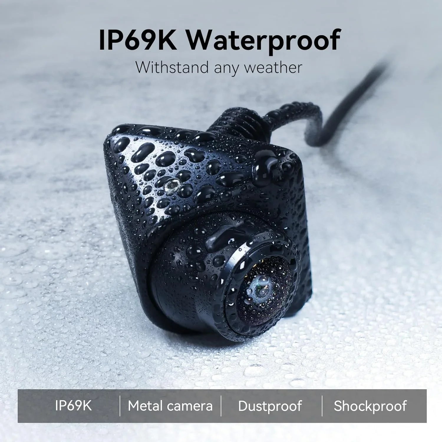 Camera SUV Rear/Front/Side and eRapta Camera Vision Night Truck View Backup for Waterproof Car Pickup 360°Rotatable Sedans Minivan