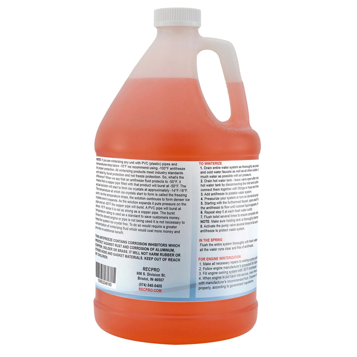 Antifreeze Pack) for (2 Winterizing RV Fluid RecPro Vehicles Concentrate