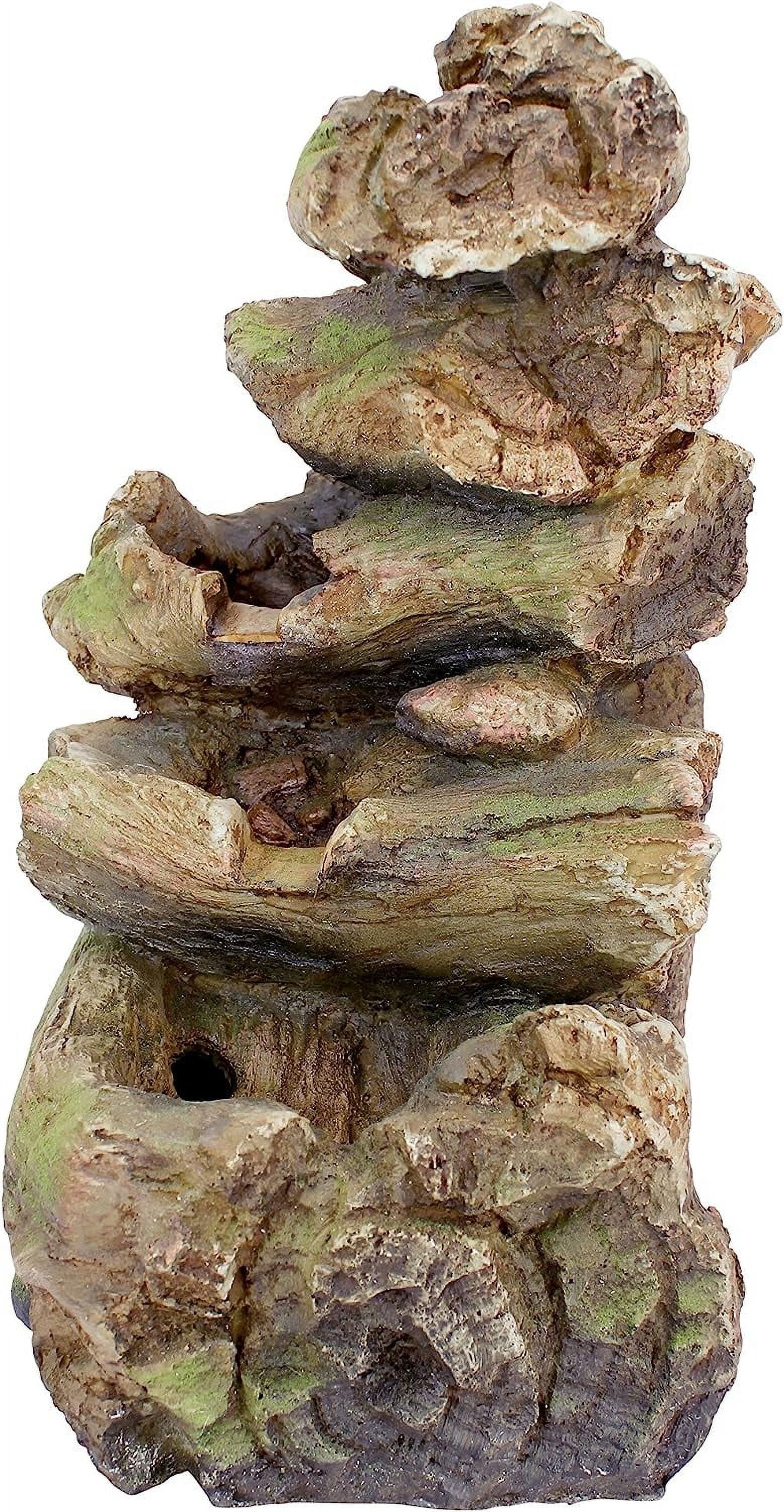 Illuminated Falls Garden Fountain Mesquite