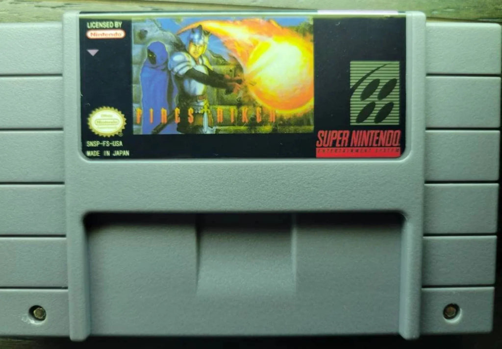 '- NTSC/PAL Fire Nintendo - SNES Super Striker System Cartridge Ent.