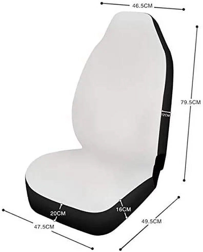 Fits Seat Car,SUV Set Seats Covers for Yurt Artistic Front Pyramid Car of Triangle Sedan,Truck Protector ZHANZZK 2 Auto Universal