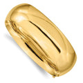 Hinged Polished Bracelet High 13/16 14k QHP13/16O Bangle Oversize