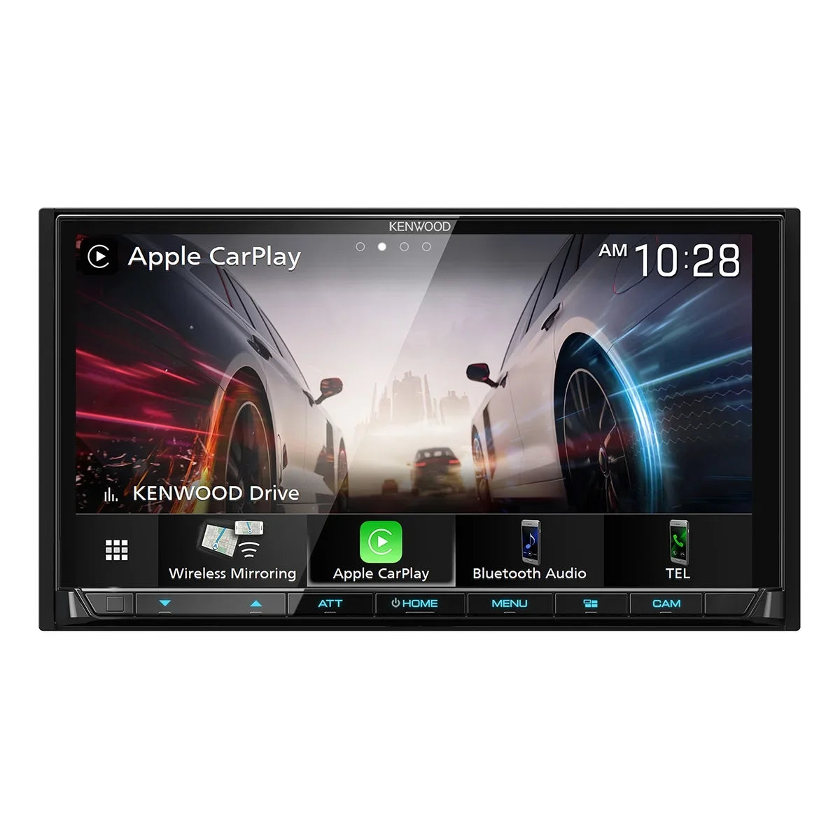 Receiver DMX908S HD eXcelon 6.95" Digital & Android Apple Kenwood Bluetooth Car Radio Play, Touchscreen Auto, Multimedia with