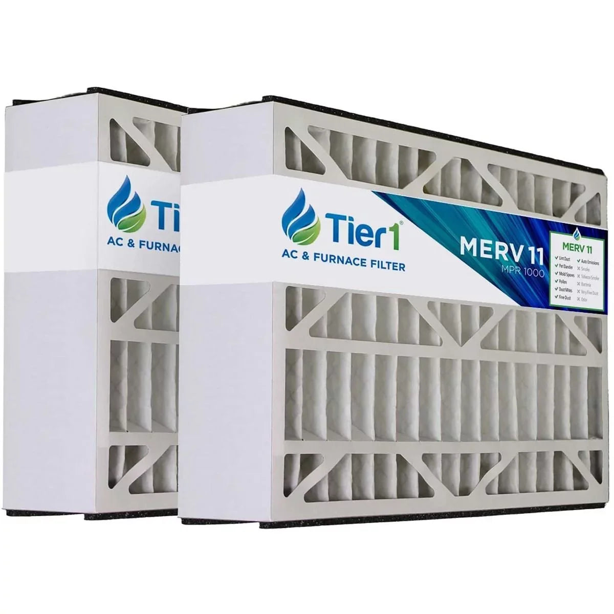 Trion/Air Merv Pack AB-51625-11 2 Bear 11 for Furnace AC 16x25x5 Filter Replacement Tier1 Air