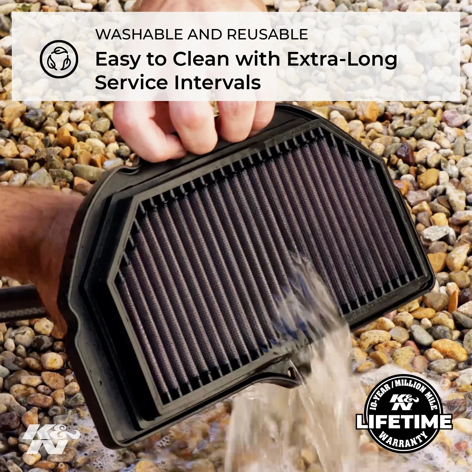 Air Filter: YAMAHA Engine Powersport YA-6050 1986 Performance, (SRX600) K&N High Air Filter: Premium,