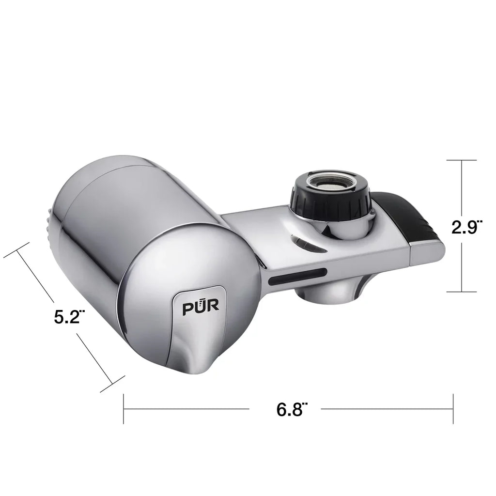 Mount Filtration Chrome, PUR Horizontal, System, PLUS Faucet PFM400H Water
