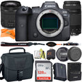 24-105mm Card EOS + Camera Accessory + Lens Digital Case RF + SanDisk + R6 75-300mm 128GB ZeeTech Mirrorless Canon STM with