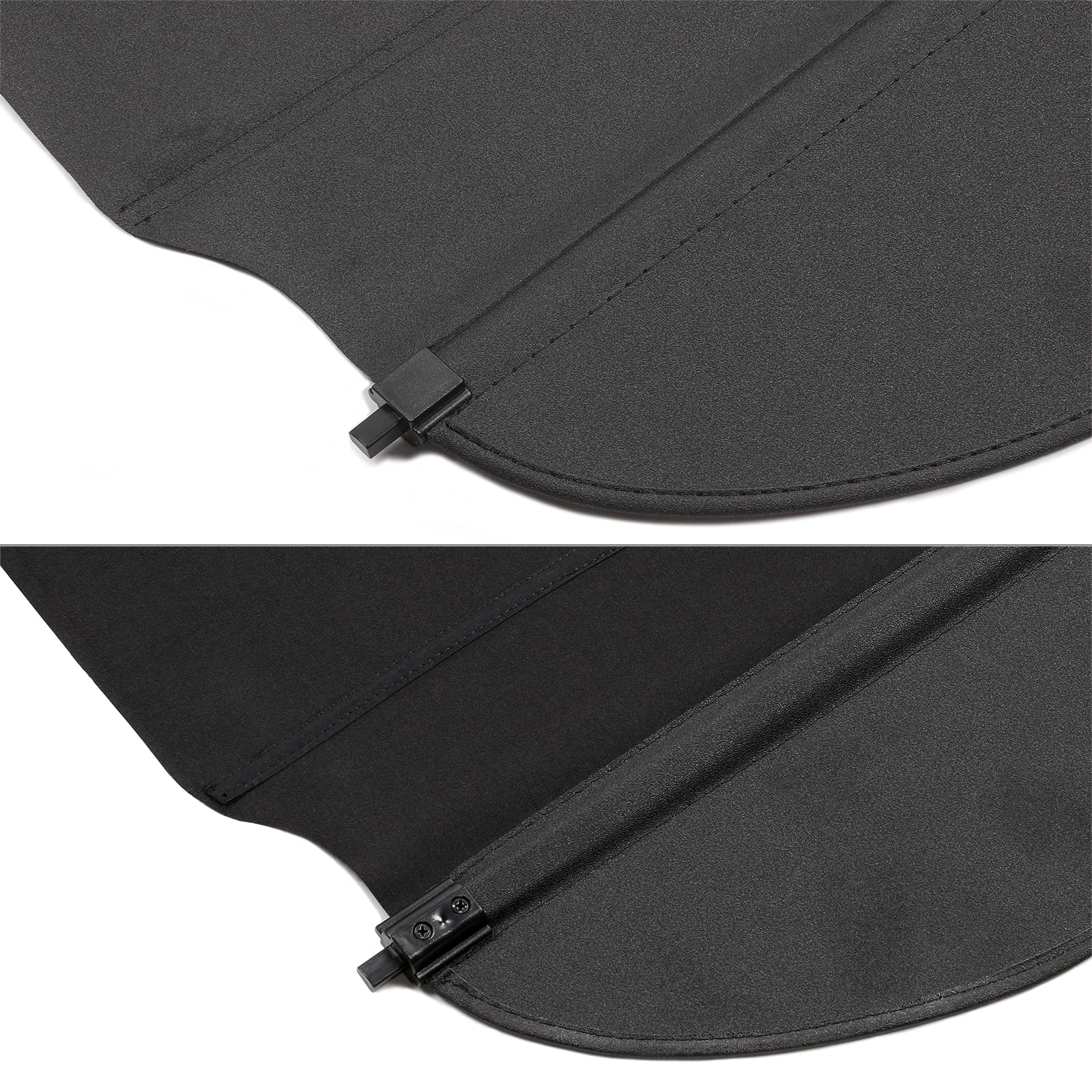 Security Retractable Models Compatible Motorsports PVC Black 2013-2019 All Aluminum Trunk Cover & Cover Ford Rear Cargo Ikon Shield Security With Rod Escape