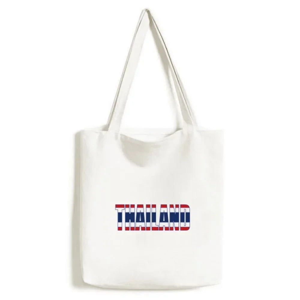 Bag Thailand Casual Handbag Country Satchel Name Tote Canvas Shopping Flag