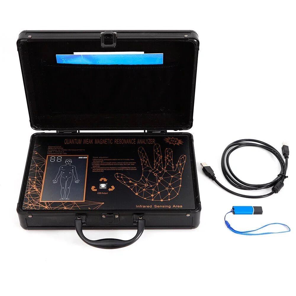 Hand Body Body Quantum Analyzer Touch Resonance 6TH Magnetic TOOL1SHOoo Black 4.7.0 Analyzer Health