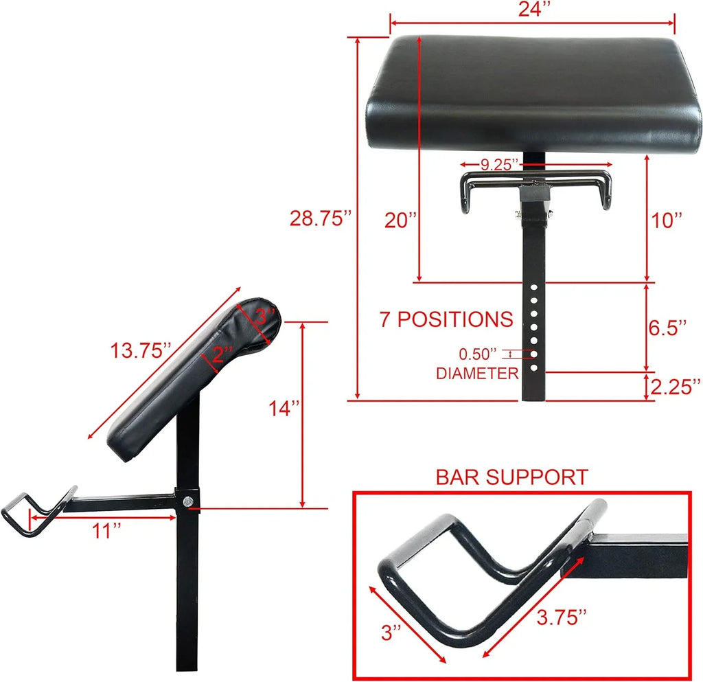 Curl Only EX-2 W/Benches Use For Preacher Bench Attachment