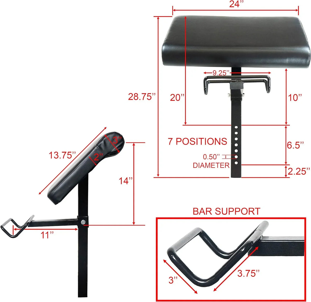Curl Only EX-2 W/Benches Use For Preacher Bench Attachment