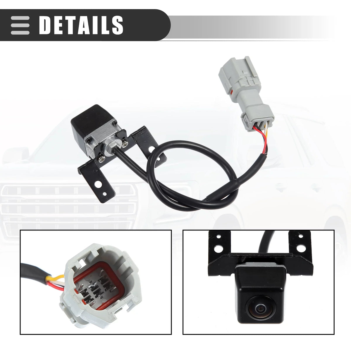 2011-2014 Black 95760-3S100 Metal Hyundai Sonata View for Unique Car Rear Bargains Camera Backup