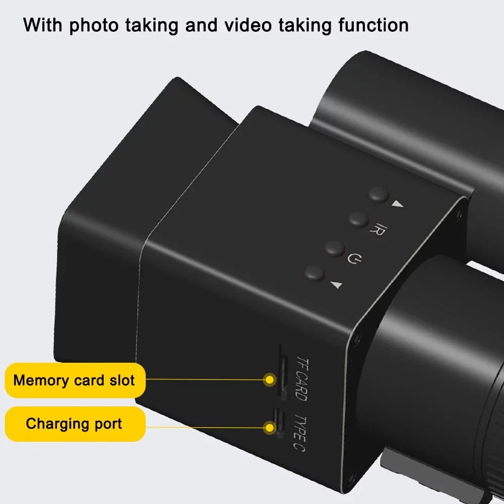 Handheld 8-24X Use Travellin Display 1.5X for with 320*320 Magnify Sight Day Connection Telescopic Tomshoo Huntings Photo PC Portable Sports and Outdoor Video Night 1.54inch Taking Function Support