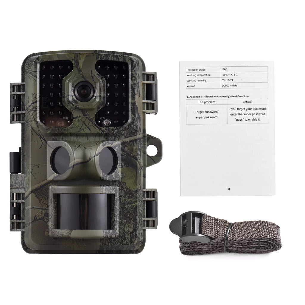 4K 0.5s TFT Tracking Activated 2.0 Trigger Infrared GoolRC Wildlife 16MP Sensors Waterproof Color with Inch Trail IP66 Time Motion PIR Supports Screen