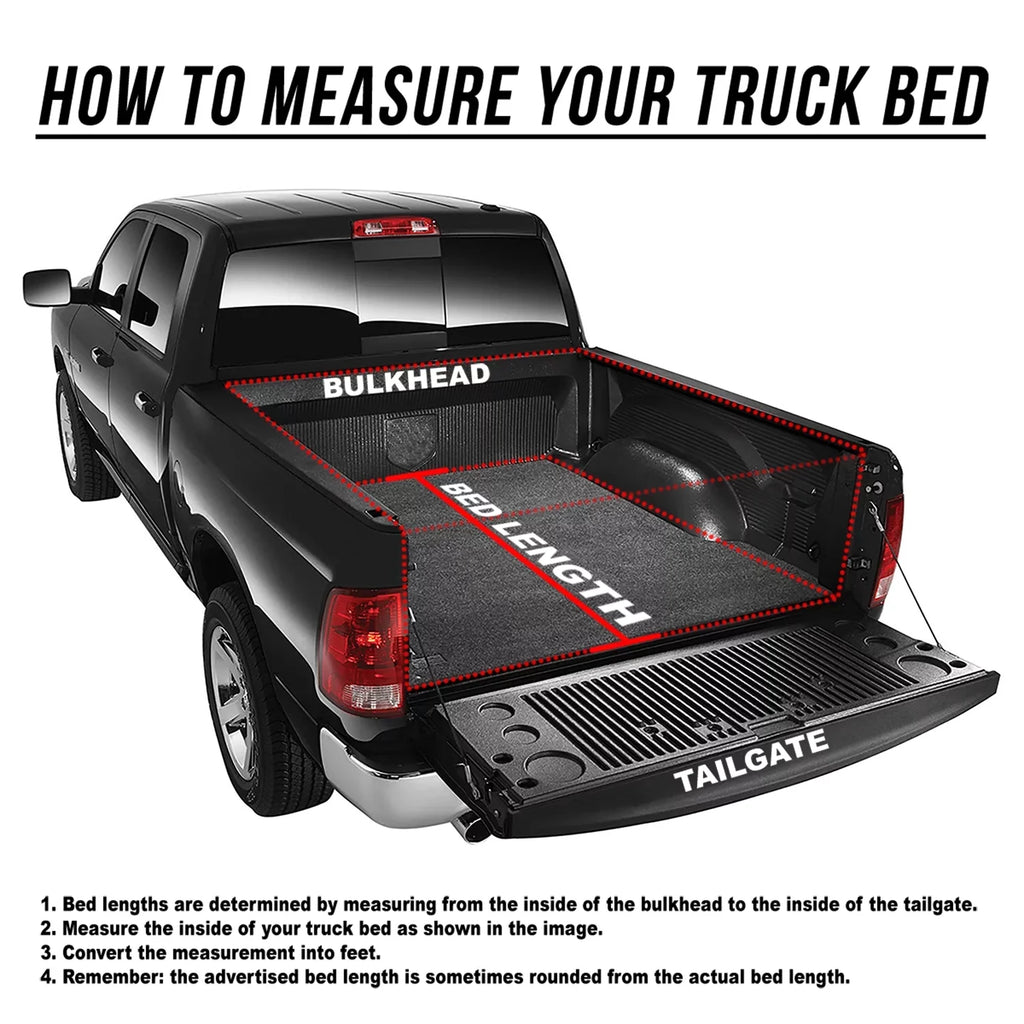 Ranger to Truck Top Motoring FRP Black Tri-Fold Aluminum 2019 Short 5Ft For Frame Tonneau 2021 Bed TTC-HARD-090 Ford DNA 20 Powdercoated Hard Cover