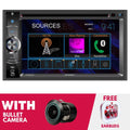 6.2 Inch with Jensen Camera and Bullet Bluetooth CDR5620 Receiver Backup New CD/DVD