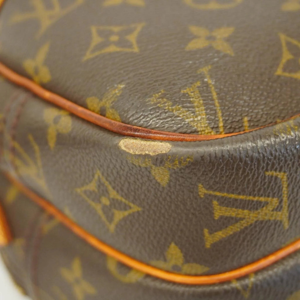Pre-Owned PM Vuitton M45254 Reporter Monogram (Good) Brown Louis Bag Ladies Shoulder