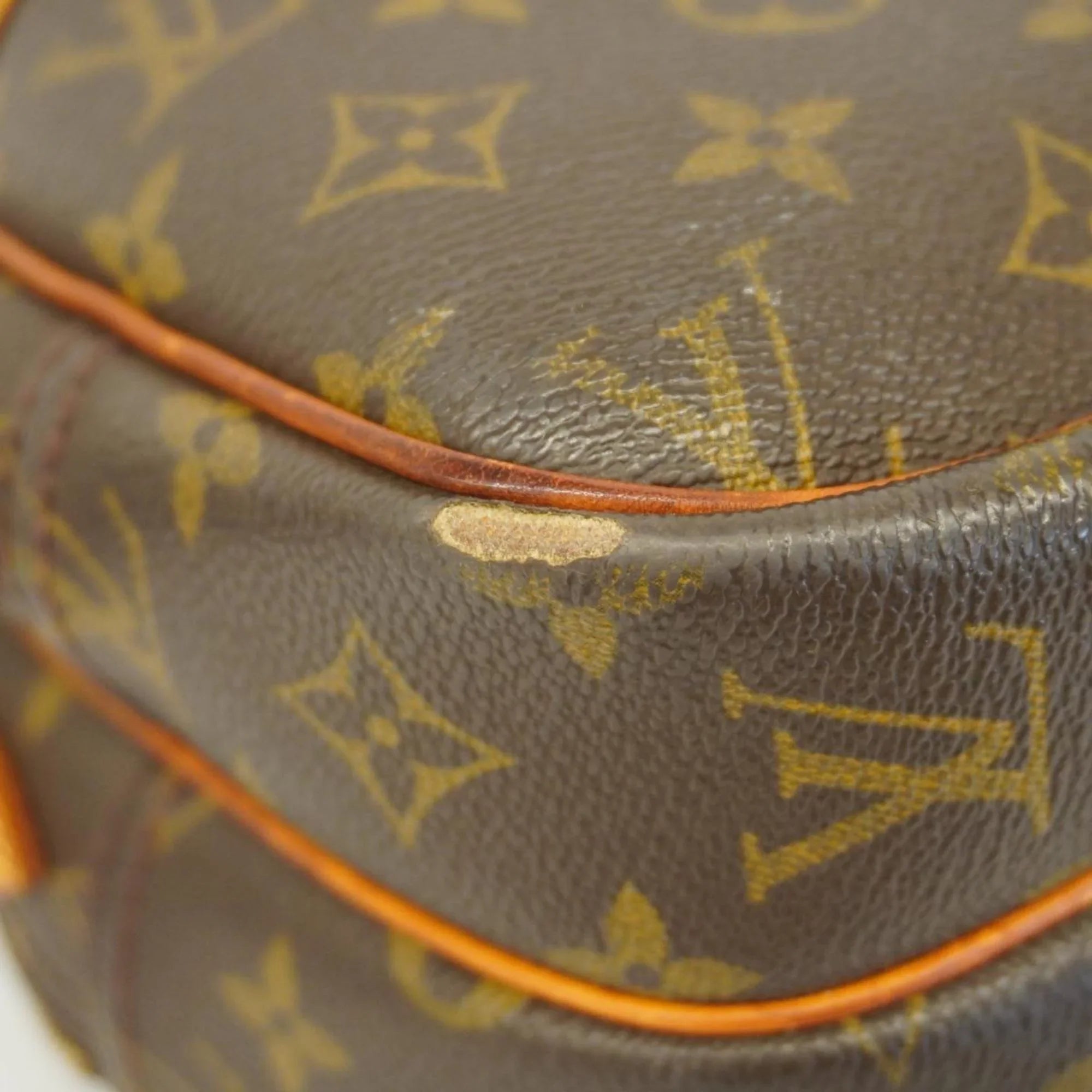 Pre-Owned PM Vuitton M45254 Reporter Monogram (Good) Brown Louis Bag Ladies Shoulder