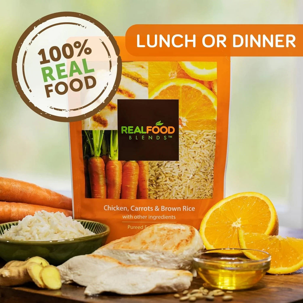 Tube Real - Oz Carrots - 9.4 Fed 12) of Orange Chicken, People for Pouch Meals Brown & (Pack Rice Blends - Food