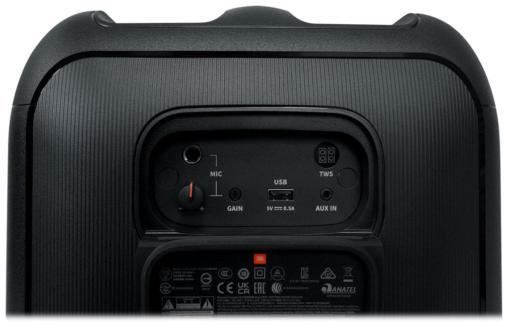 Portable Party w Partybox Compact Essential Speaker Mics JBL Encore LED+Wireless