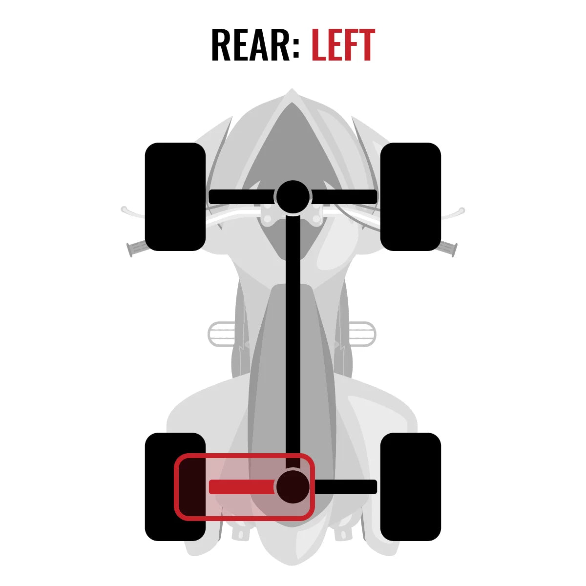 compatible with 1000 2015 Axle - 4X4 Sixity Renegade EFI-STD Left XT Rear XXC Can-Am