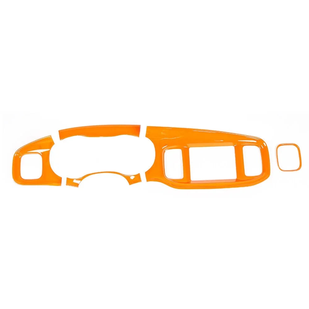 Set Inner Teledu Kit Center Dash 14x Console Orange Trim Cover