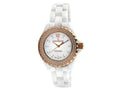Watch PS4892WR Women's Ceramic Swarovski Crystal Swiss White Dial