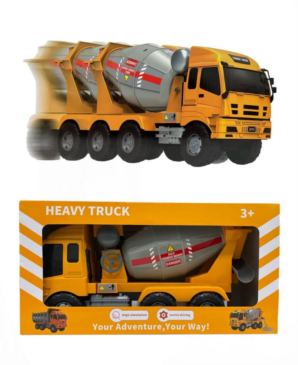 Cool Mixer - Toy XL Daddy Concrete Truck Big Truck Cement