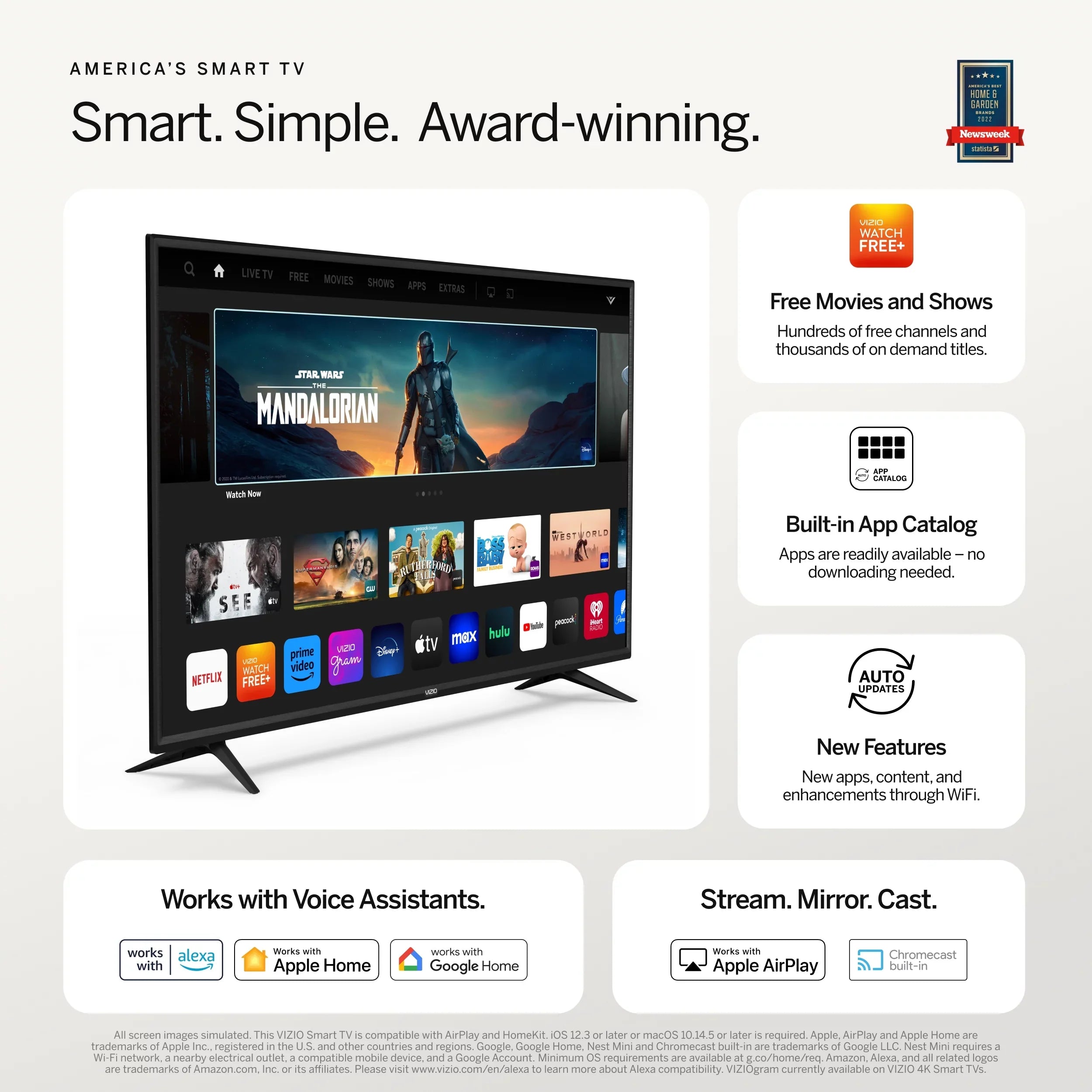 HDR TV 4K Class 75" M7 Series M75Q7-J03 VIZIO QLED Smart