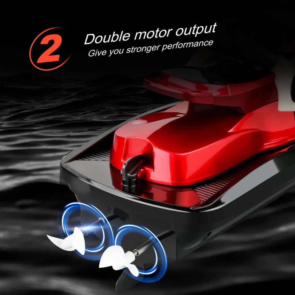Lakes Pools and Control for OWSOO Girls 2.4Ghz Boat RC 809 Speed Motorboat Boat Remote for RC Waterproof Boys High