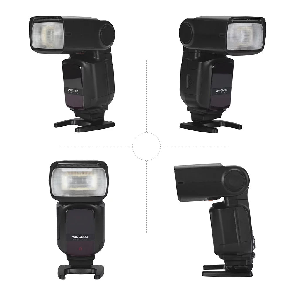 YN622N YONGNUO - YN560 with Built-in Speedlite 5600K with Light for YN968N II Cameras, System Compatible Flash Wireless HSS Nikon LED TTL DSLR Wireless 1/8000s