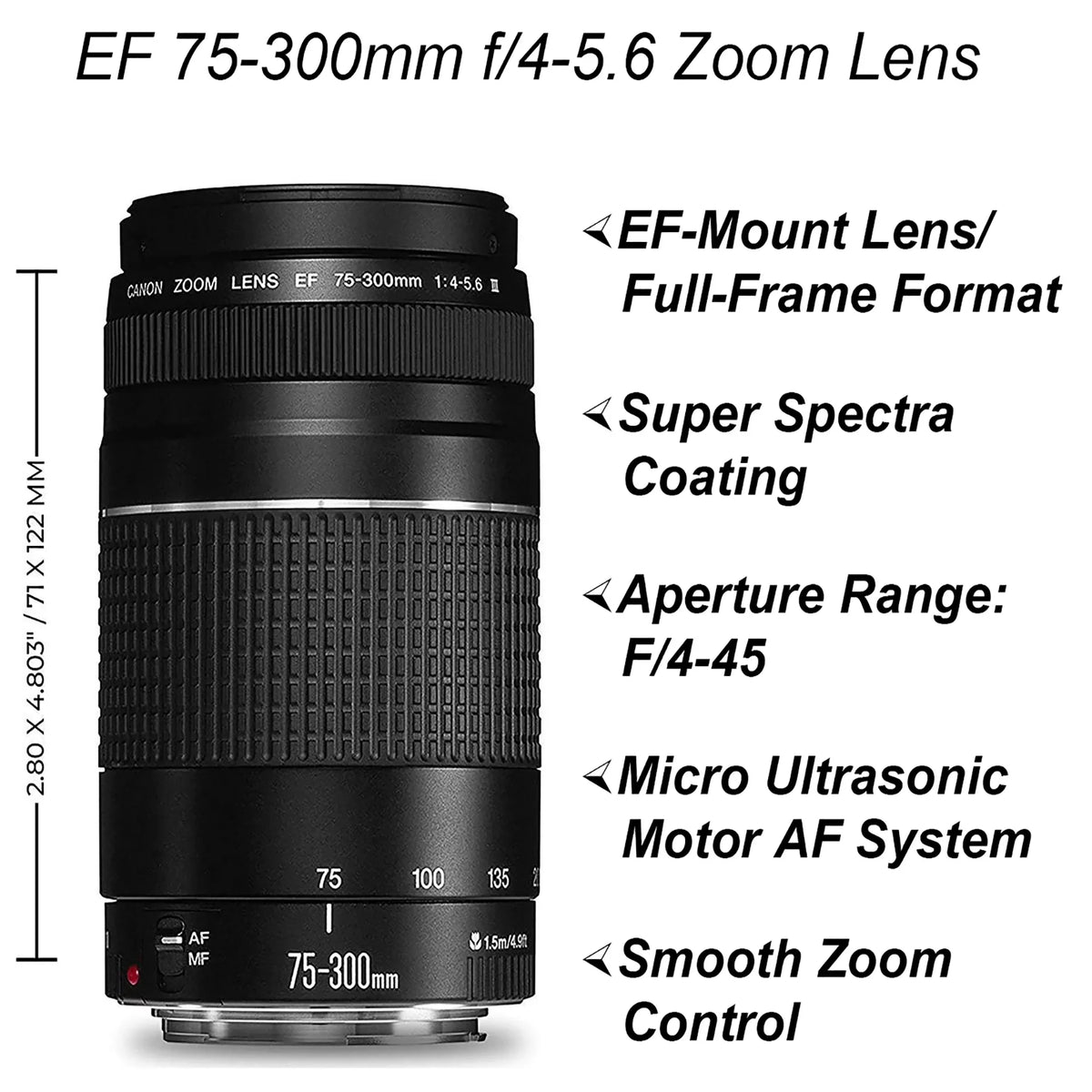 64GB Tripod DSLR 90D EOS Camera Accessory Card, 18-55mm, Bundle Lens, SanDisk Canon and ZeeTech 75-300mm Backpack, with Flash,