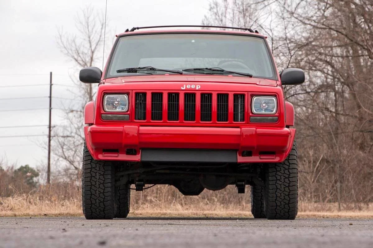 Series N3 II Cherokee Shocks Lift | Rough Kit (fits) Country XJ | Leaf 1984-2001 | Suspension 3" Jeep Add 670XN2
