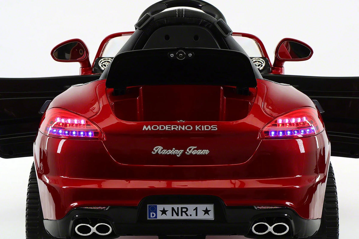 Parental Kids Roadster | with Electric Cherry Red Car 12V Ride-On Remote Kiddie R/C