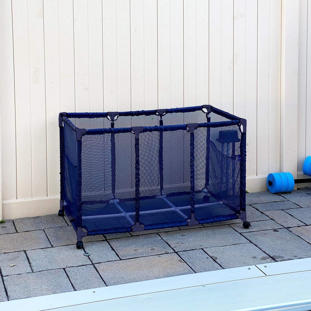 Equipment Kids Large, Blue Holder, Essentially x Bin, Floats Height, Organizer Rolling Balls and Storage Toys, x W 28" Floats, Noodles L Yours (43" Style Mesh Pool 25" H), 563009