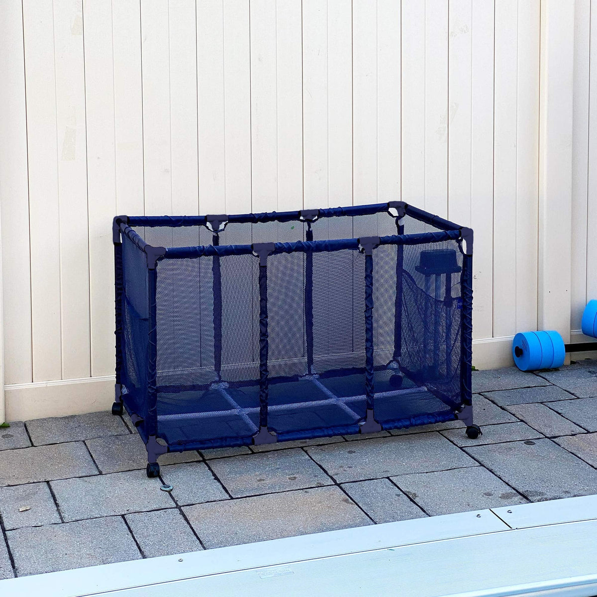 Equipment Kids Large, Blue Holder, Essentially x Bin, Floats Height, Organizer Rolling Balls and Storage Toys, x W 28" Floats, Noodles L Yours (43" Style Mesh Pool 25" H), 563009
