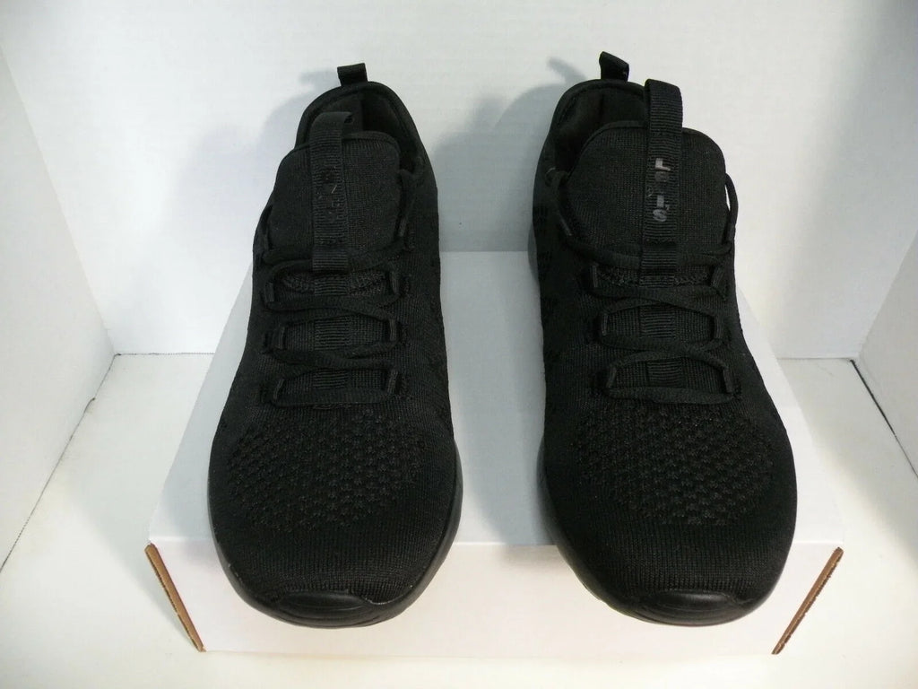 TRAINERS 12 SIZE COMFORT LOW NEW LEVIS SHOES ATHLETIC SPORTS BLACK SNEAKERS MEN