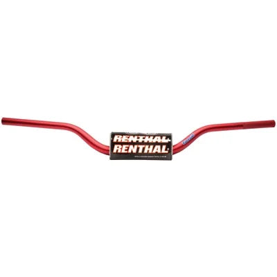 for Renthal 200 XC-W 2006-2016 Ricky 1/8" Bend Red Carmichael 1 KTM FatBar