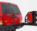 select: 1983-1988,1990-2001 Smittybilt Bumper Black JEEP 84-01 XJ XRC Rear Fits Cherokee Swingaway CHEROKEE