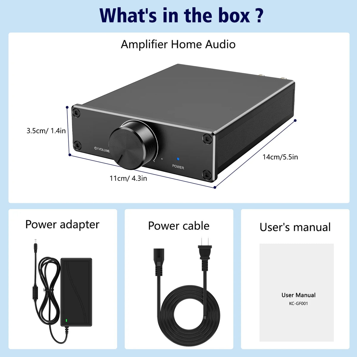 TPA3255 Desktop Amplifier Digital Lixada 300W Active 2 for Home Speakers 2.0 Stereo Plug-and-Play X Channel Audio
