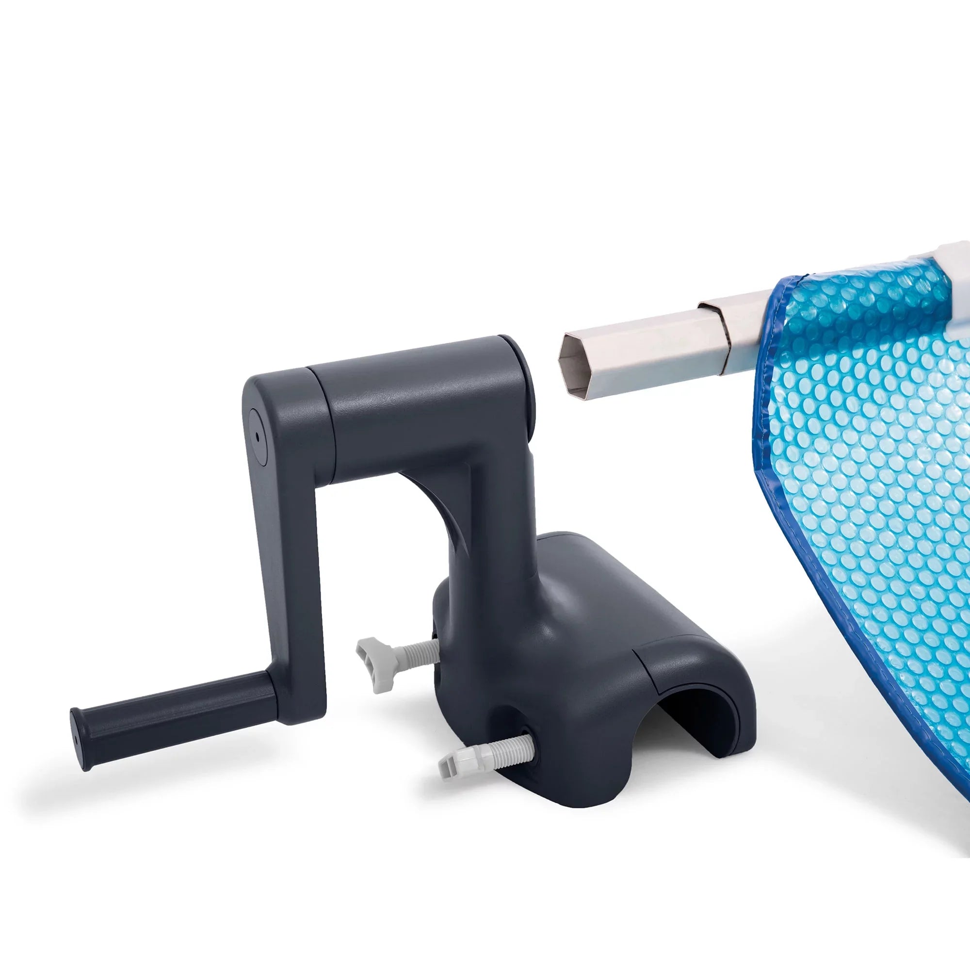 Above Not Ground Included Aluminum Intex Pool Cover Solar Reel, Cover