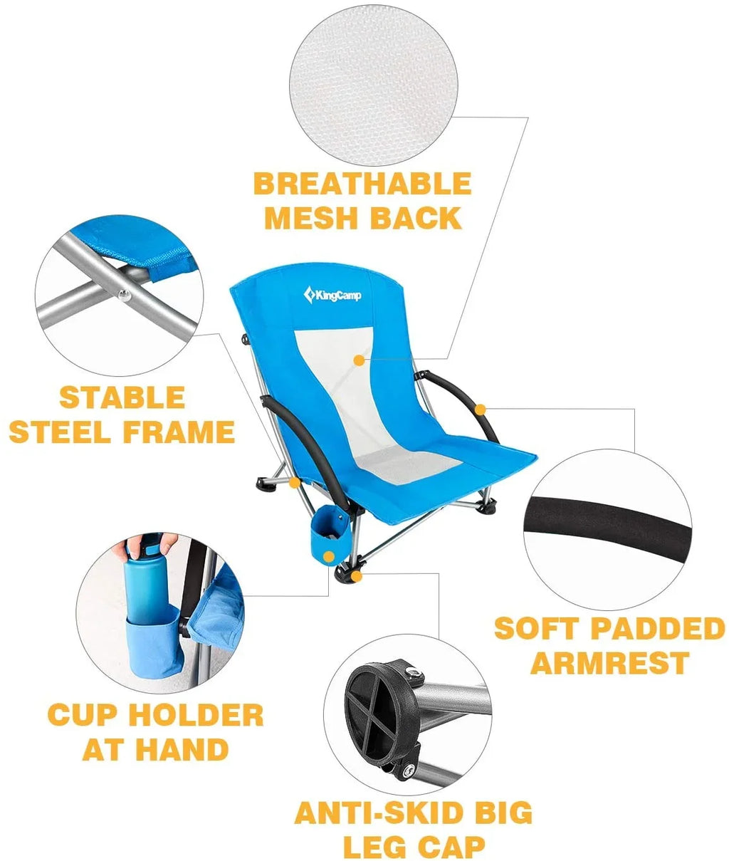 Chair, Concert Camping Folding of Beach Chair 2 ingCamp High Camping Back pack