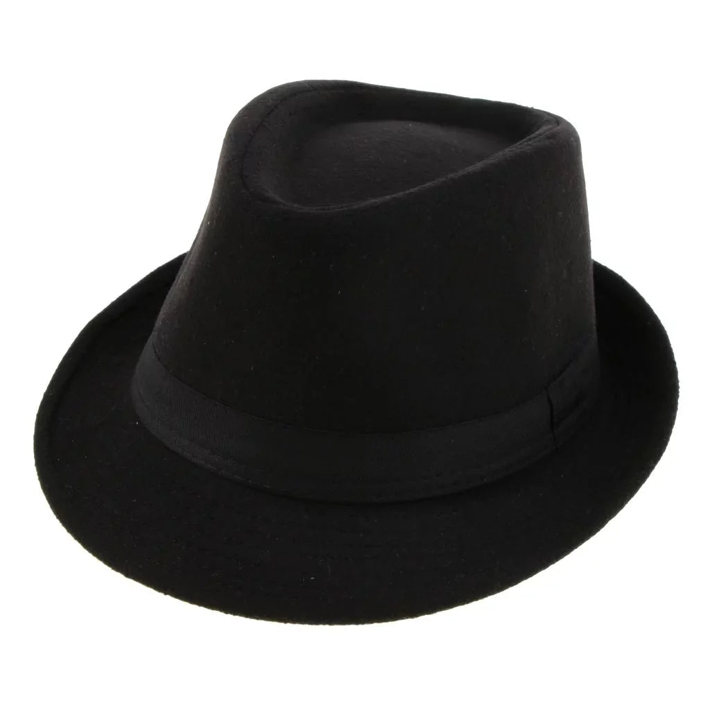 Hat Manhattan , Bowler Fedora Panama Hat Cap Segolike Retro Structured Size Winter , 2Pack