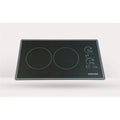 UL with control, 2-burner inch .5 two Cooktop, Lite-Touch Q 120V Cortez - touch 6 Trimline black landscape