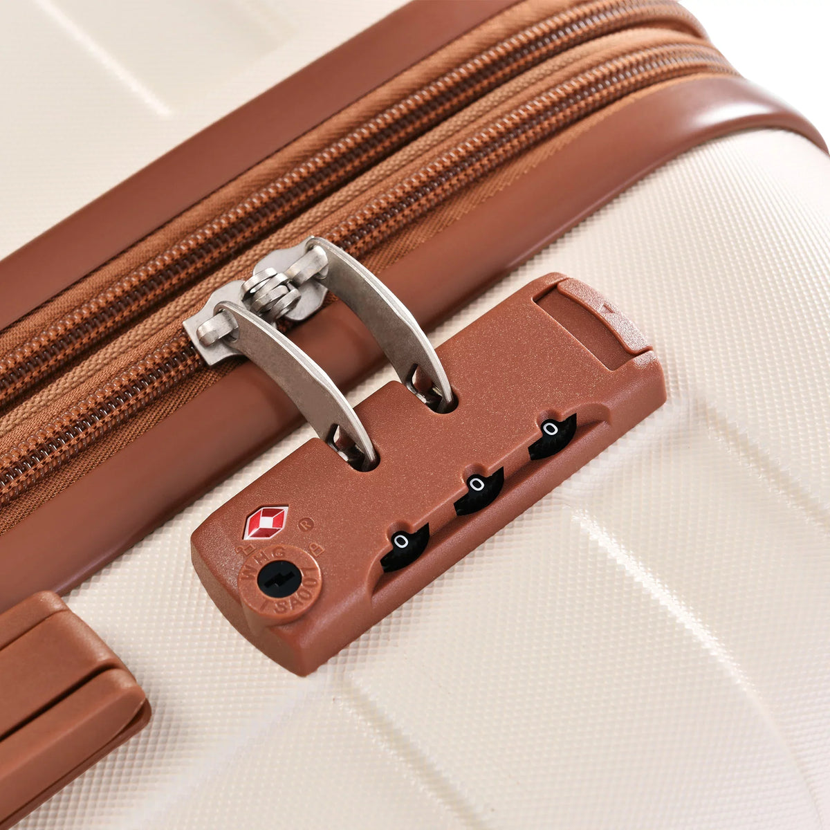 TSA Lightweight and Durable brown) Hardside Clearance Suitcase Sets Lock Expandable Luggage ABS sets Suitcase Luggage 3pcs Hardshell 20''24''28''(ivory Model Spinner with Wheels New