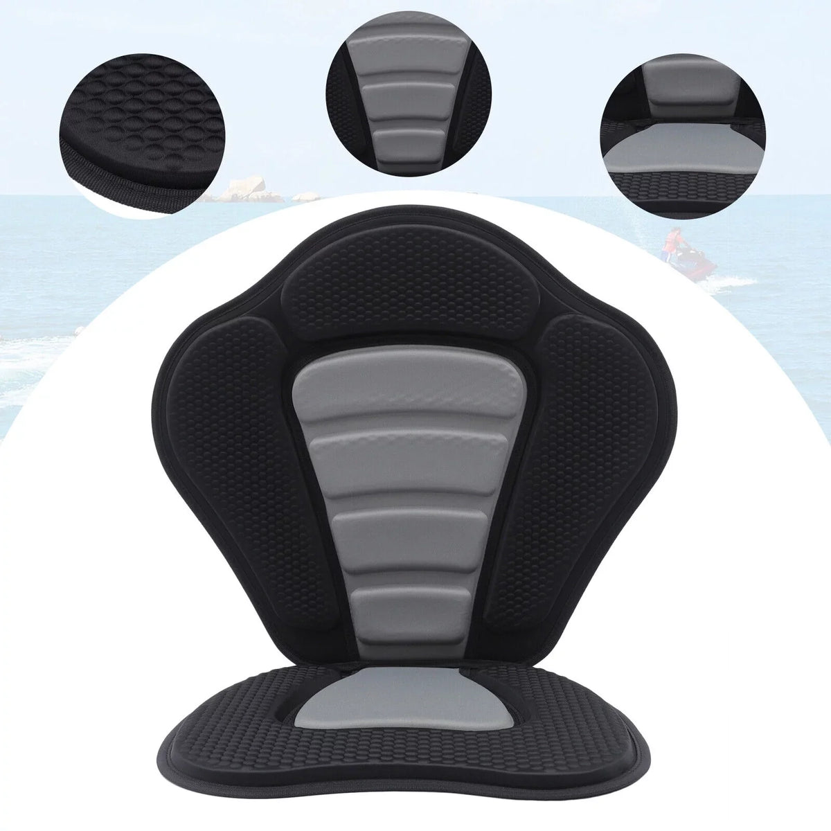 w/ Bag Kayak Seat Rest Seat Cushion Kayak Comfortable Padded Seat Seat Storage